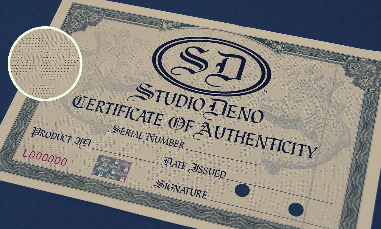 Certificate of Authenticity (Regular Item) – Bagaholic